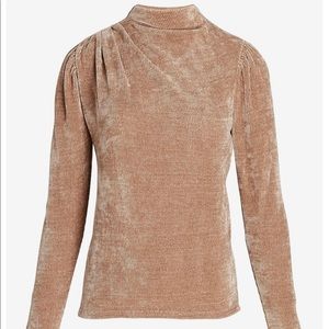 SOLD Express Supersoft Chenille Ruched Shoulder Sweater
